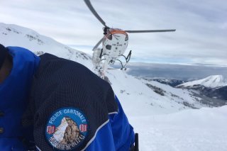 L'avalanche a emporté un randonneur sur les hauts de Conthey vendredi